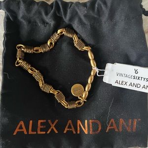 Alex & Ani basket coil stretch bracelet